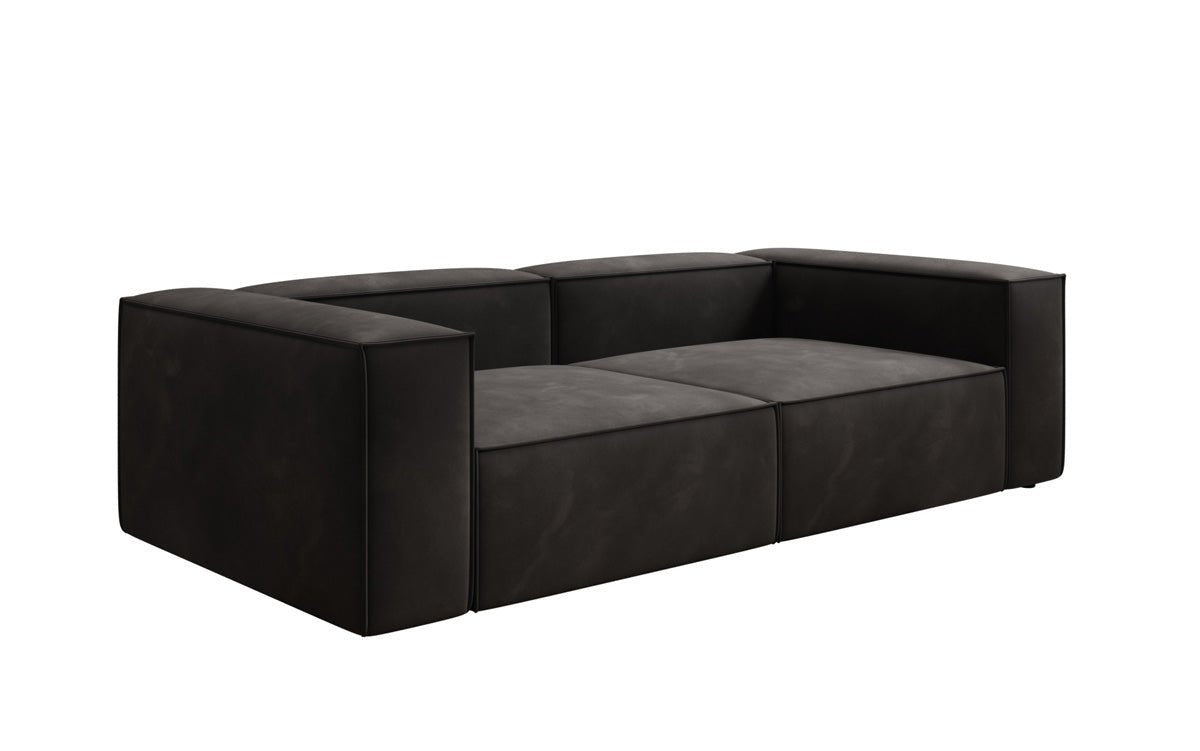 Designbank Lesley 3-zits in Fluweel