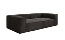 Designer Sofa Lesley 3-zits in Ribstof