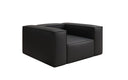 Designer bank-fauteuil Lesley van echt leer