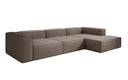 Designer hoekbank Lesley in echt leer