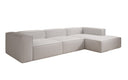Designer hoekbank Lesley in echt leer
