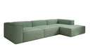 Designer hoekbank Lesley in echt leer