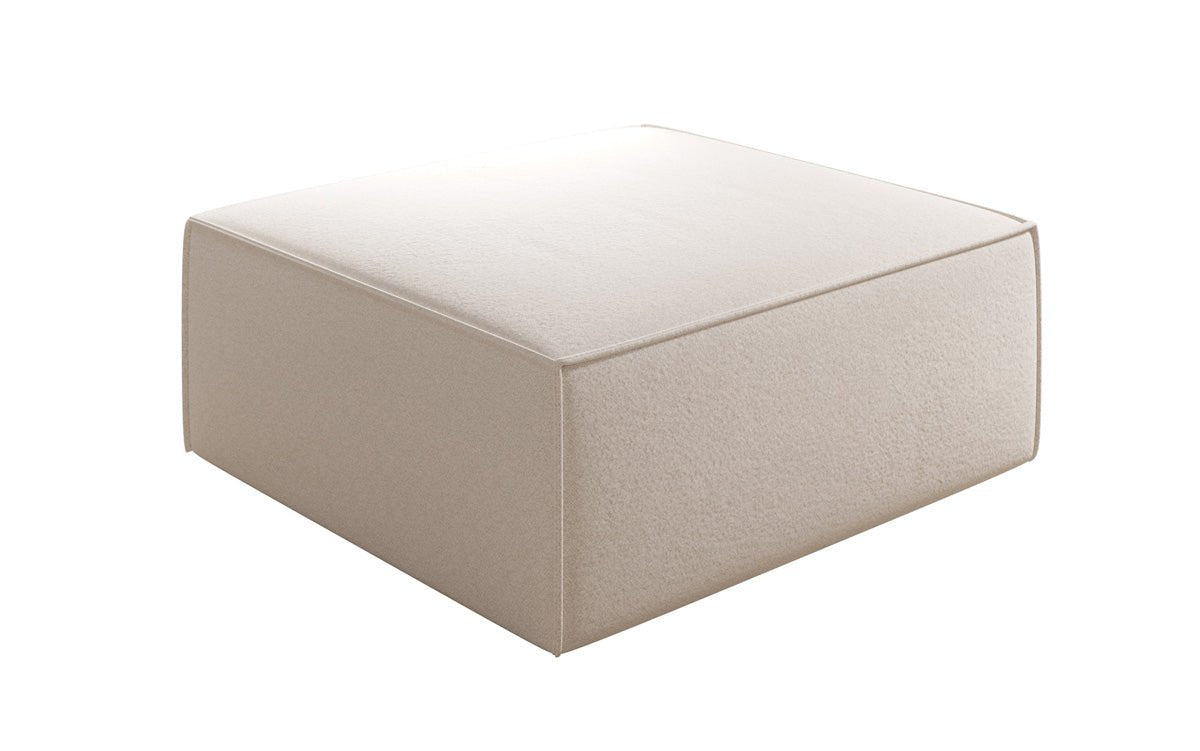 Bijzetpoef Lesley in structuurstof