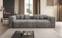 Designbank Tully 3-zits in Ribstof