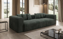 Designbank Tully 3-zits in Ribstof