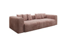 Designbank Tully 3-zits in Ribstof