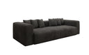 Designbank Tully 3-zits in Ribstof