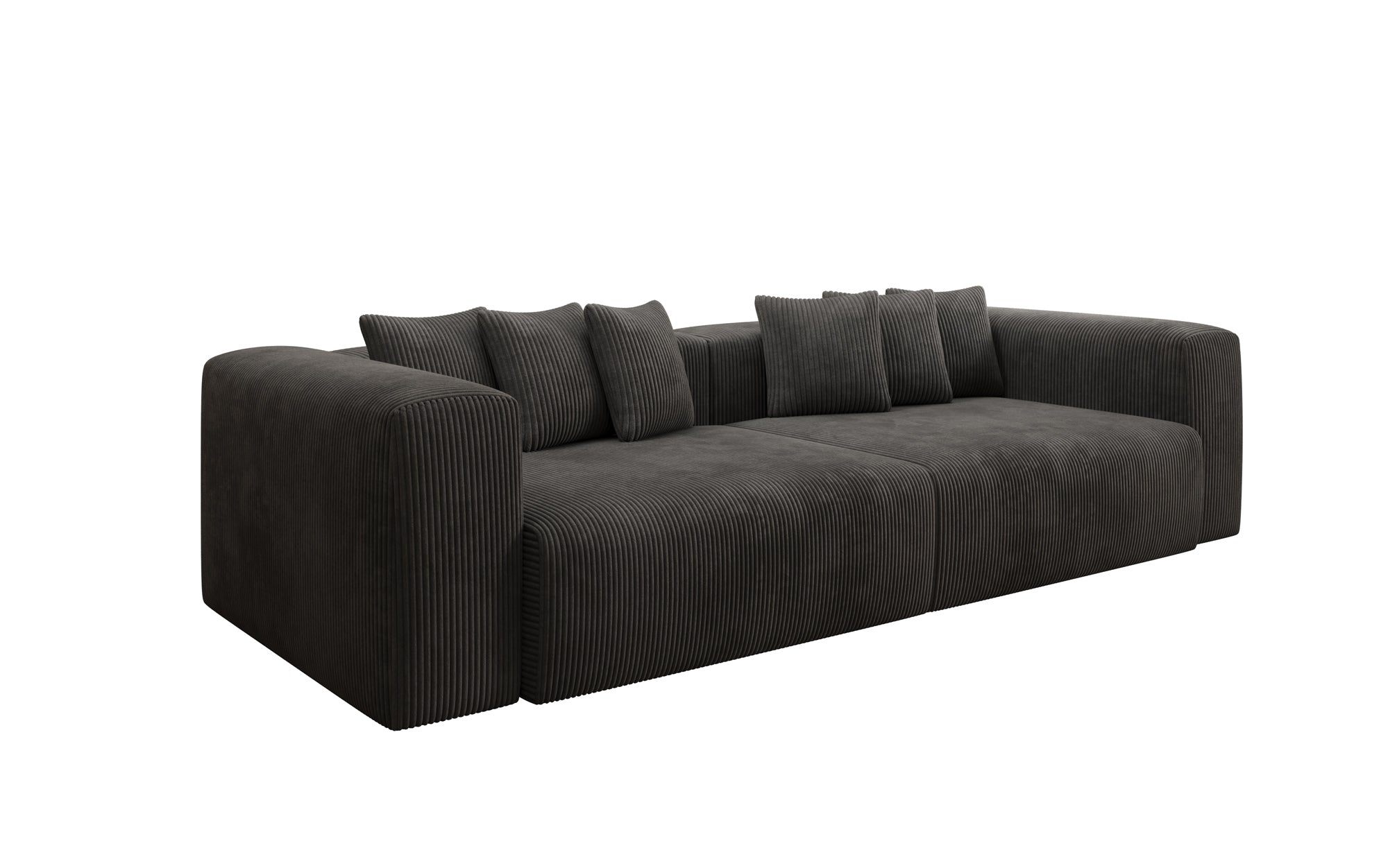 Designbank Tully 3-zits in Ribstof