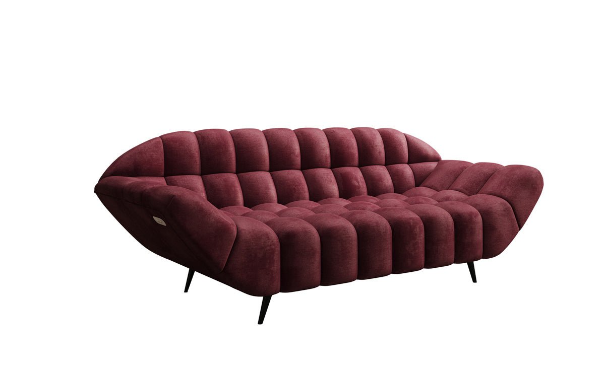 Designer 2-zits bank Amora in Fluweel