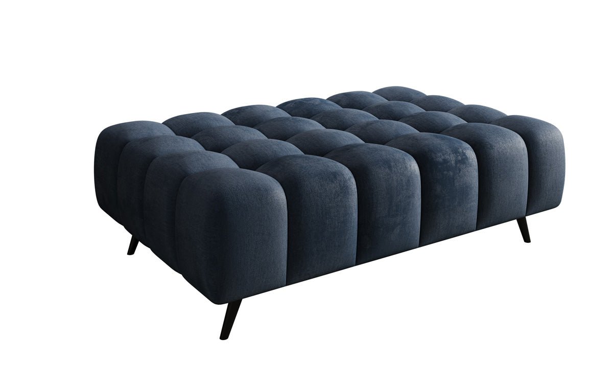 Beistellhocker Amora in Fluweel