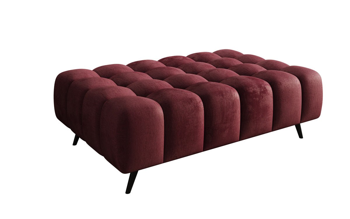 Beistellhocker Amora in Fluweel