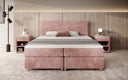 Boxspringbed Athene in Ribstof