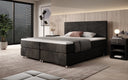 Boxspringbed Athene in Ribstof