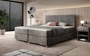 Boxspringbed Athene in Ribstof