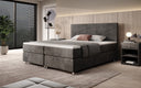 Boxspringbed Athene in Ribstof