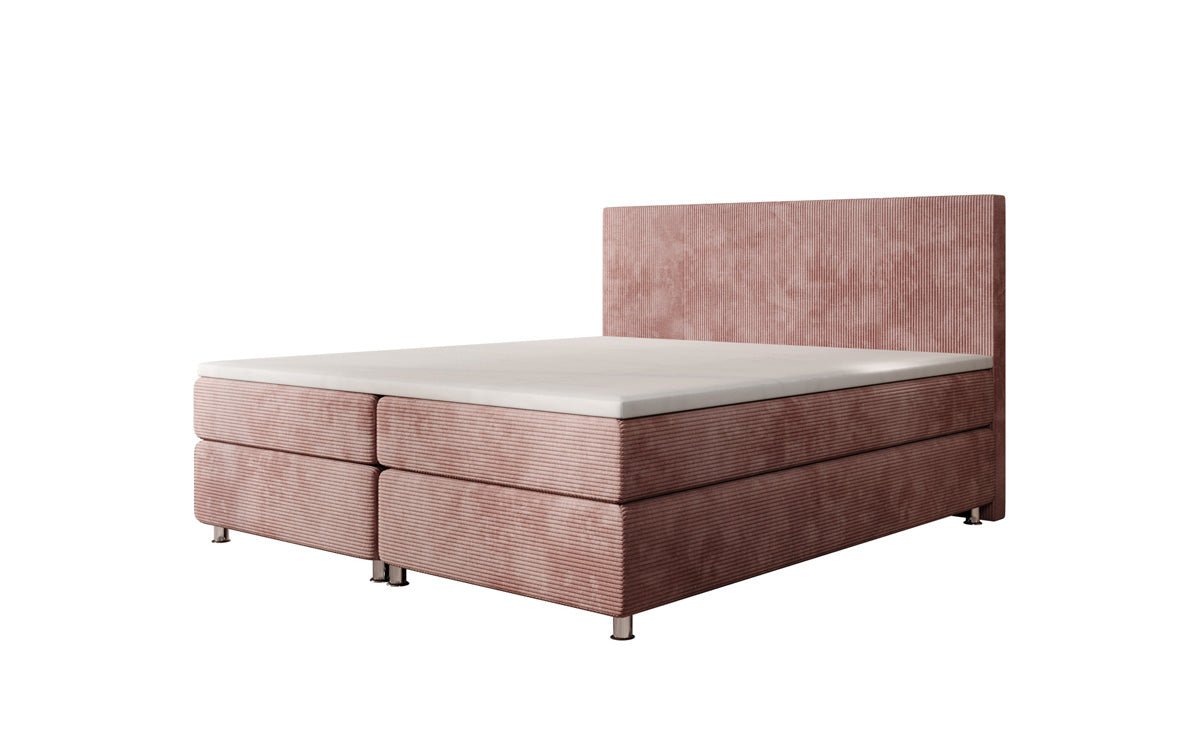Boxspringbed Athene in Ribstof