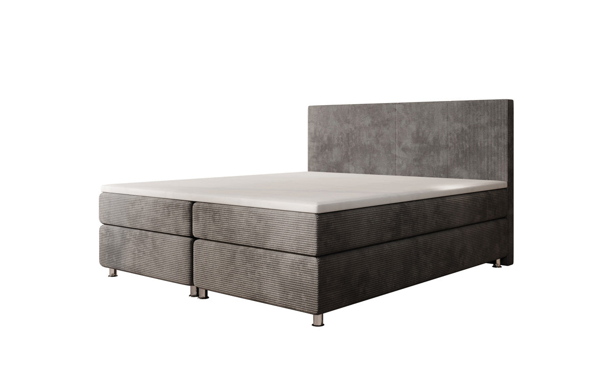 Boxspringbed Athene in Ribstof