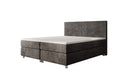 Boxspringbed Athene in Ribstof