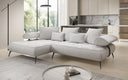 Designer-hoekbank Sydney II Bouclé met elektrische slaapfunctie