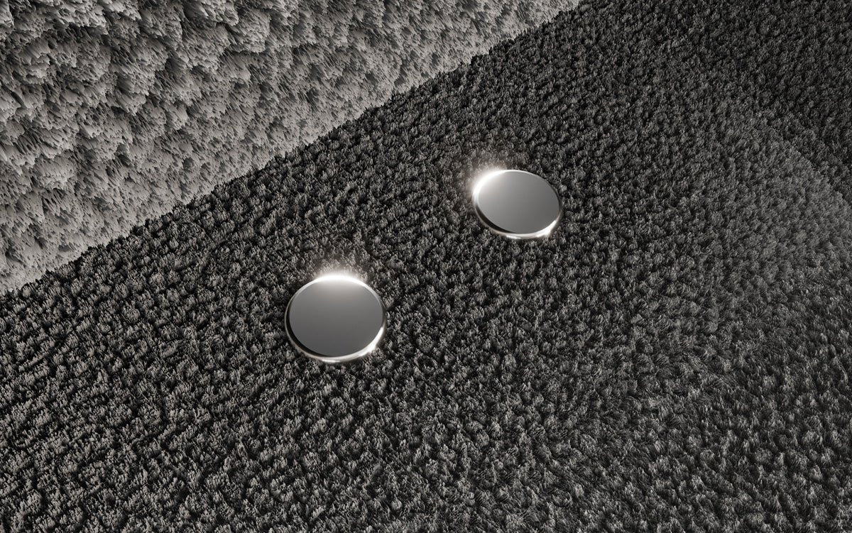 Designerbank Sydney L II Bouclé met elektrische slaapfunctie