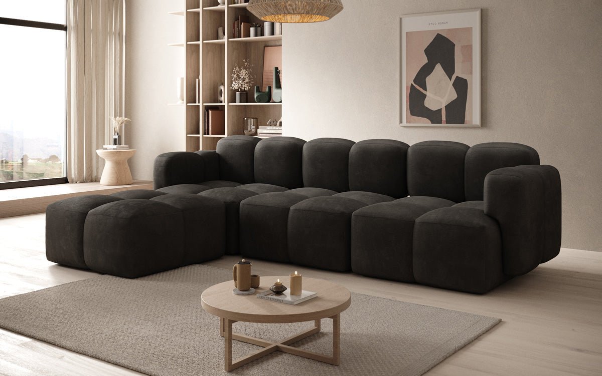Designer L Sofa Celly in Fluweel