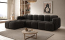 Designer hoekbank Celly in Fluweel