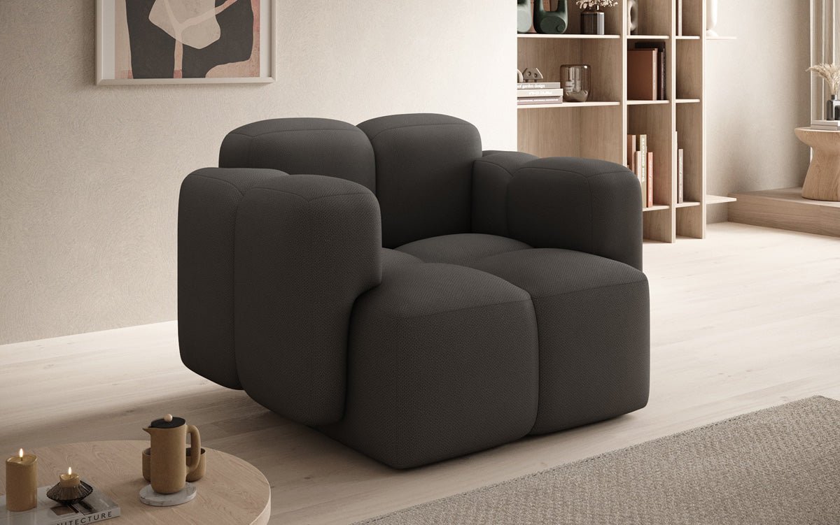 Designer Sofa-Sessel Celly in Stof
