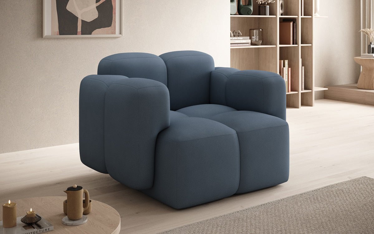 Designer Sofa-Sessel Celly in Stof