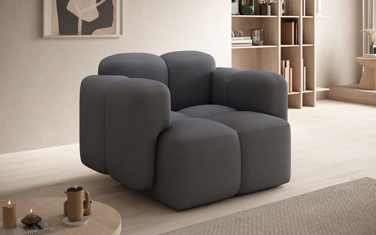 Designer Sofa-Sessel Celly in Stof