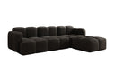 Designer hoekbank Celly in Fluweel
