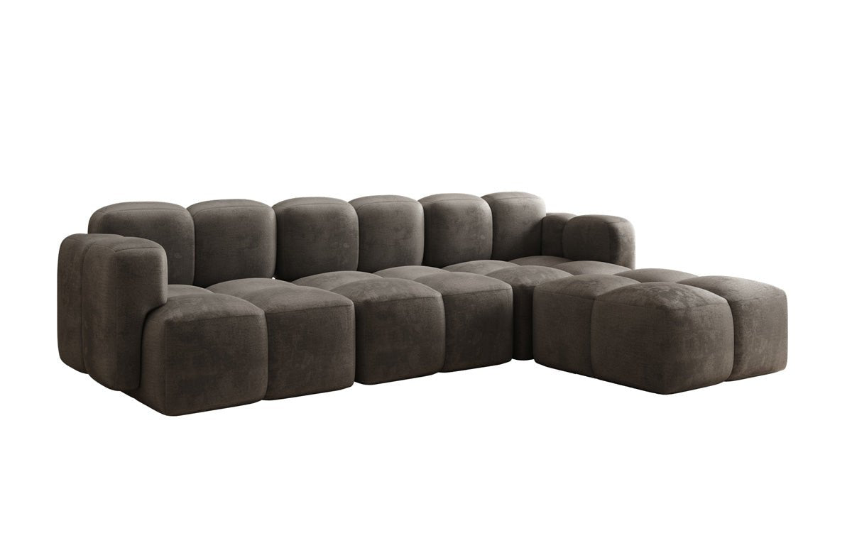 Designer L Sofa Celly in Fluweel