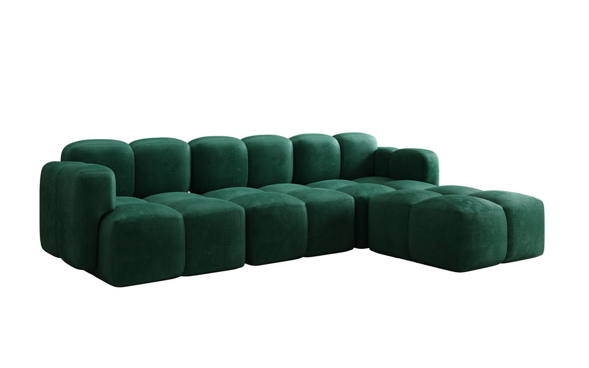 Designer L Sofa Celly in Fluweel