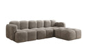 Designer hoekbank Celly in Fluweel