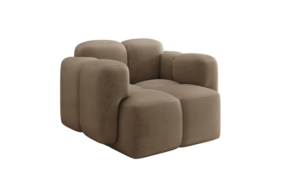 Designer Sofa-Sessel Celly in Fluweel