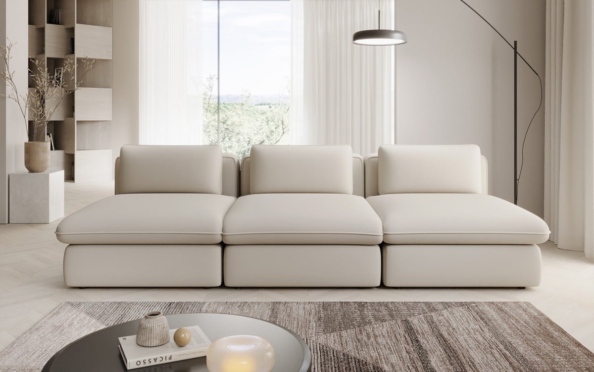 Designbank Cuddle 3-zits in Stof