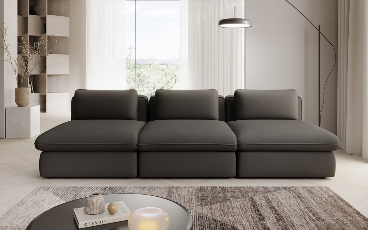 Designbank Cuddle 3-zits in Stof