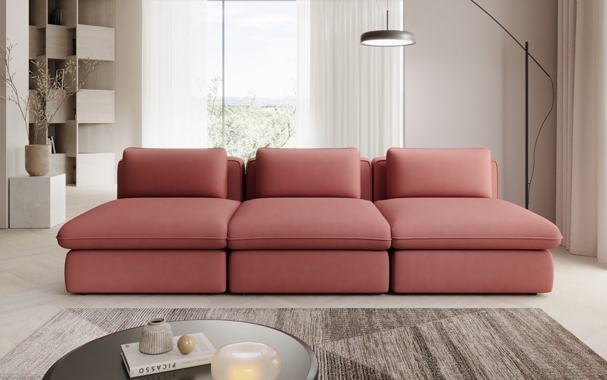 Designbank Cuddle 3-zits in Stof