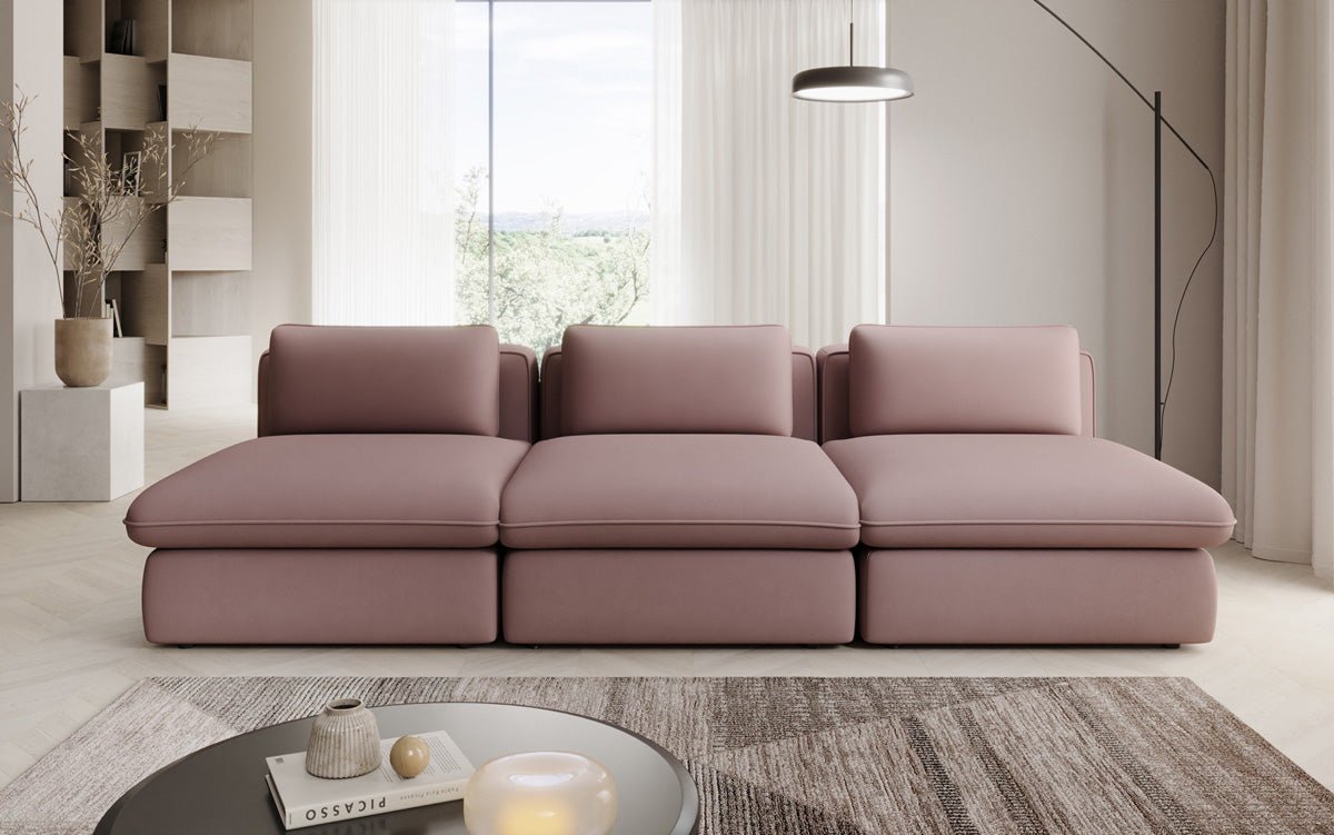 Designbank Cuddle 3-zits in Stof