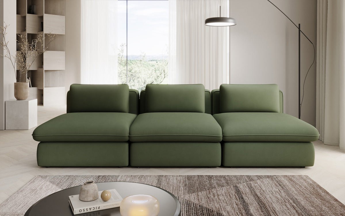 Designbank Cuddle 3-zits in Stof