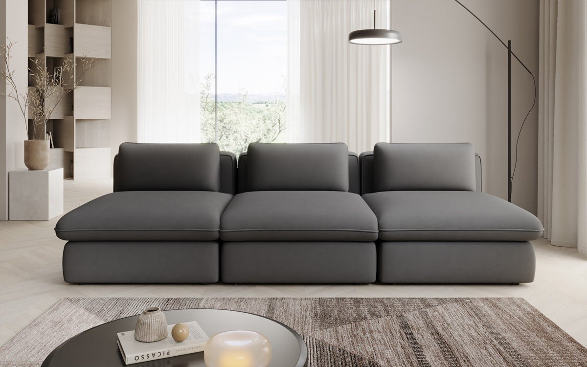Designbank Cuddle 3-zits in Stof