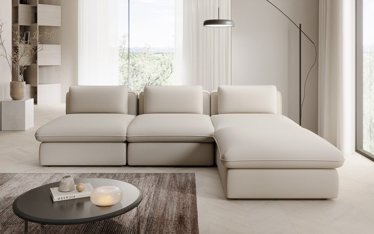 Designer L-bank knuffelen in Stof