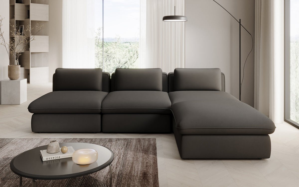 Designer L-bank knuffelen in Stof