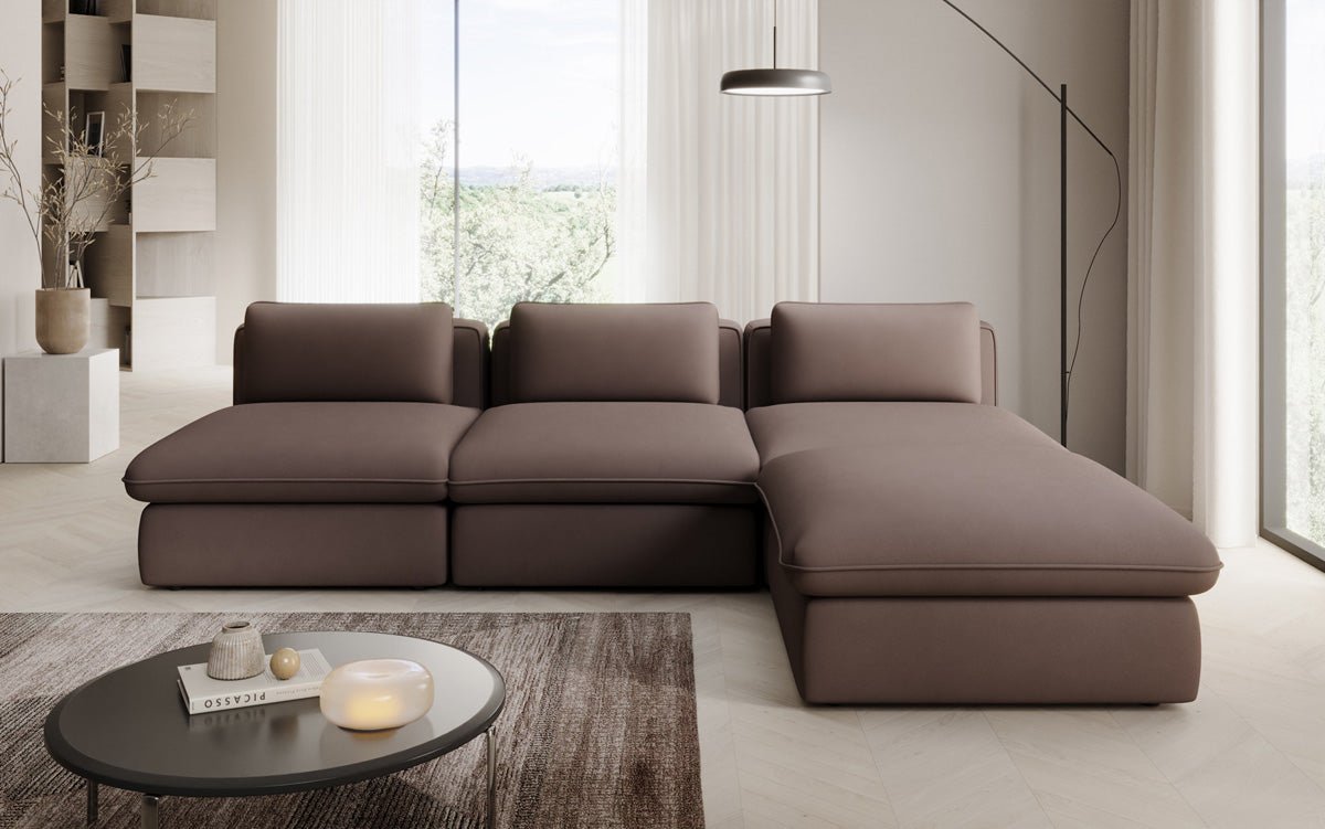 Designer L-bank knuffelen in Stof
