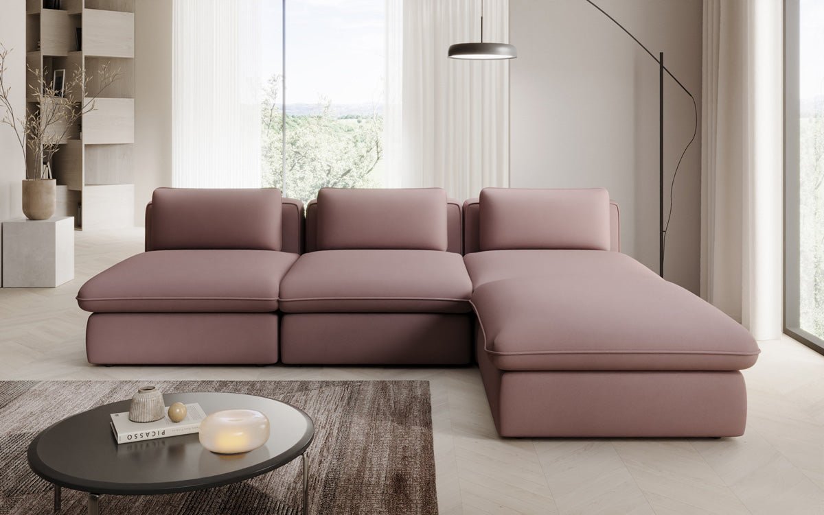 Designer L-bank knuffelen in Stof