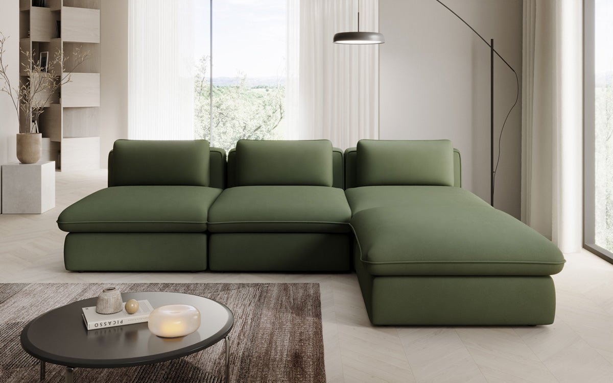 Designer L-bank knuffelen in Stof