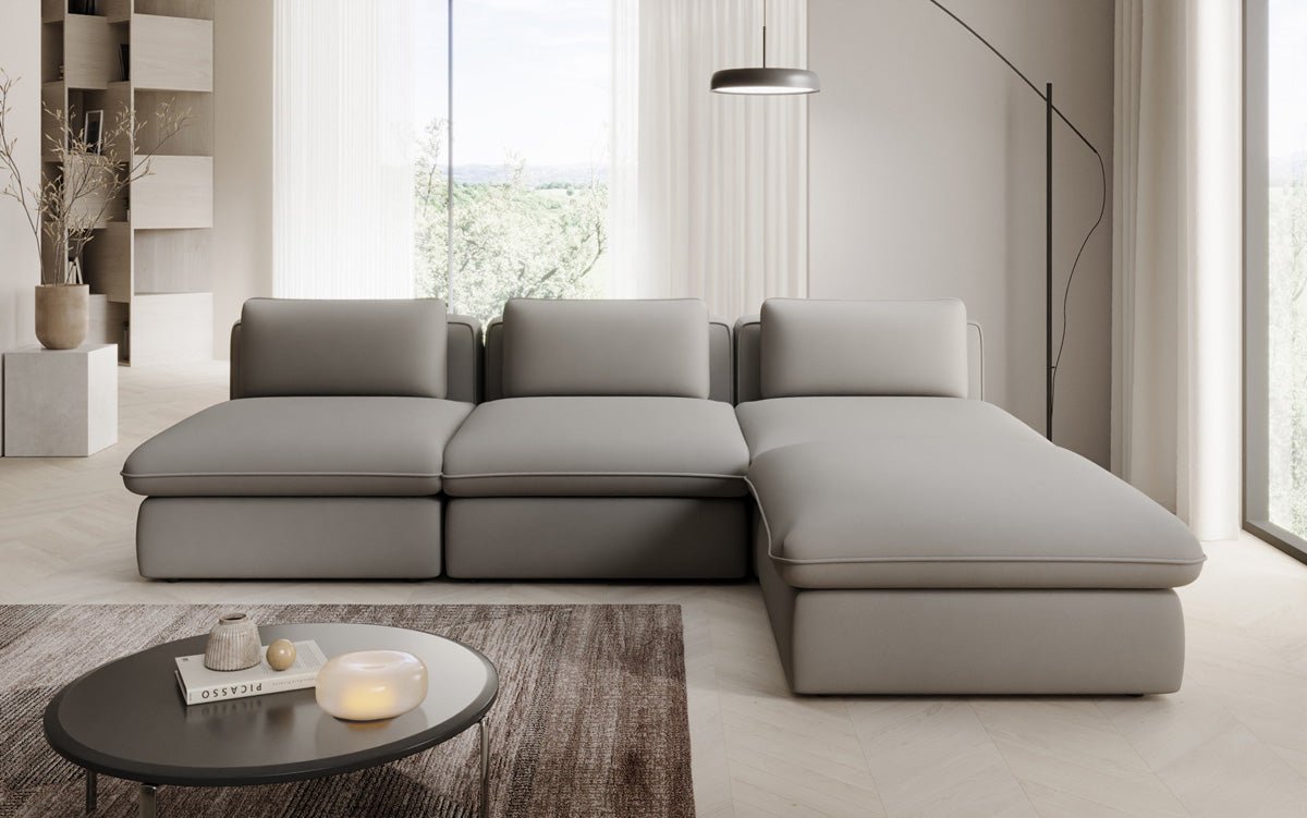 Designer L-bank knuffelen in Stof