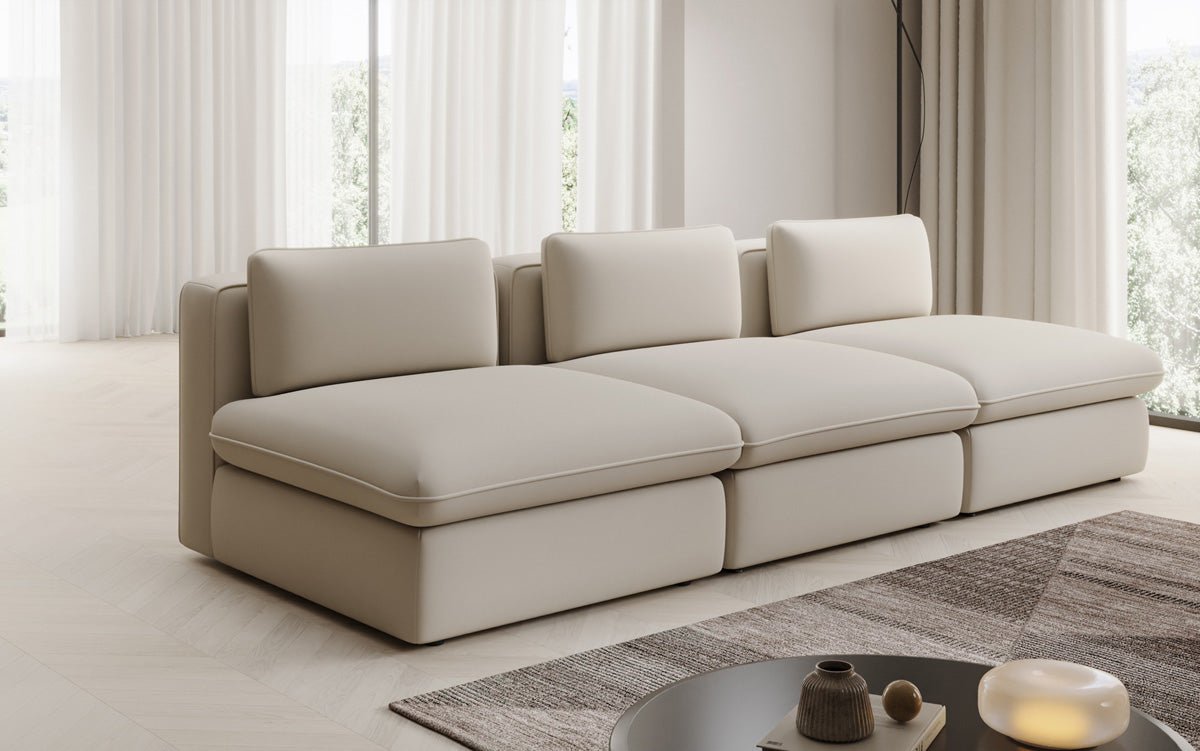 Designbank Cuddle 3-zits in Stof