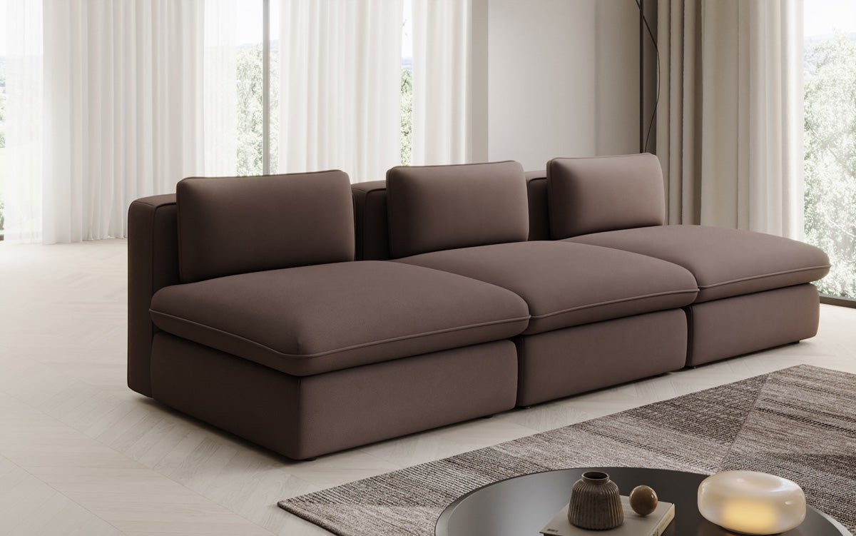 Designbank Cuddle 3-zits in Stof