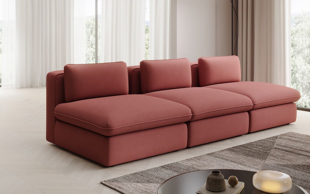 Designbank Cuddle 3-zits in Stof