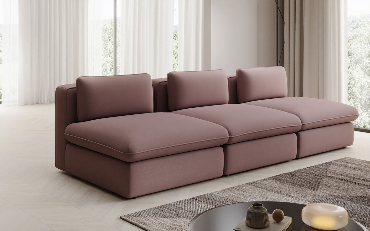Designbank Cuddle 3-zits in Stof